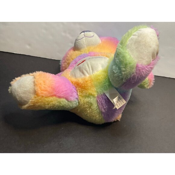 Midway Circus Circus Las Vegas bear 12" plush tye dye stuffed animal toy 2019 - Picture 7 of 11
